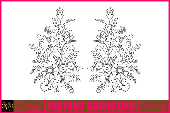 Floral Line Art Flower SVG Elements-17: A Publisher’s Review
