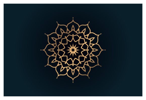 Floral Mandala Art Design Background: Graphics and Illustrations Review