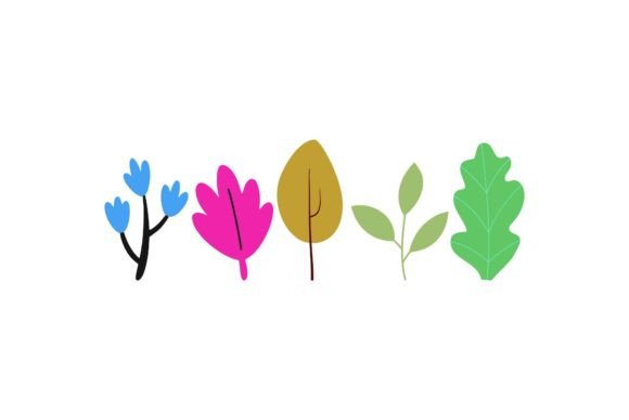 Floral Plant Graphics and Illustrations for Real Crafting
