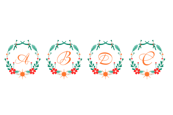 Monogram Vector Floral Graphics Freebies Review