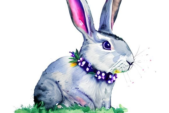 Watercolor Floral Bunny 5: A Designer's Review of Graphics and Illustrations for Publishing